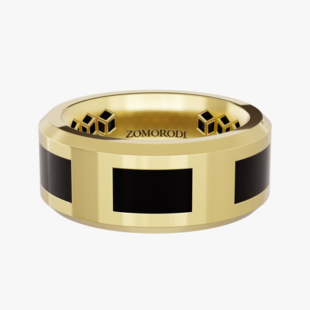 Schwarz Onyx Wedding Ring